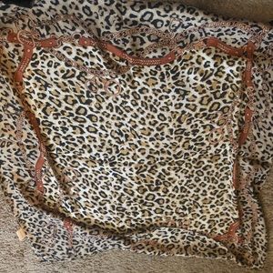Cheetah scarf!